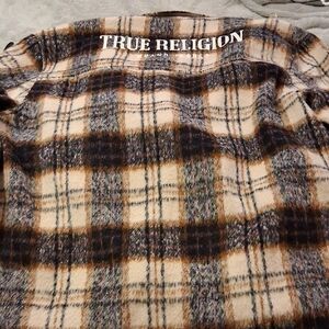 True Religion Checkered Wool Jacket